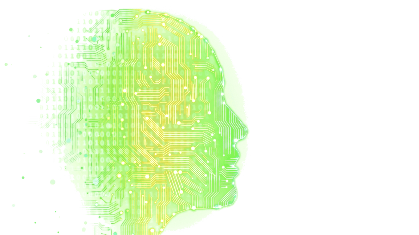 Ilustrasi kepala sirkuit neural AI Nawaku
